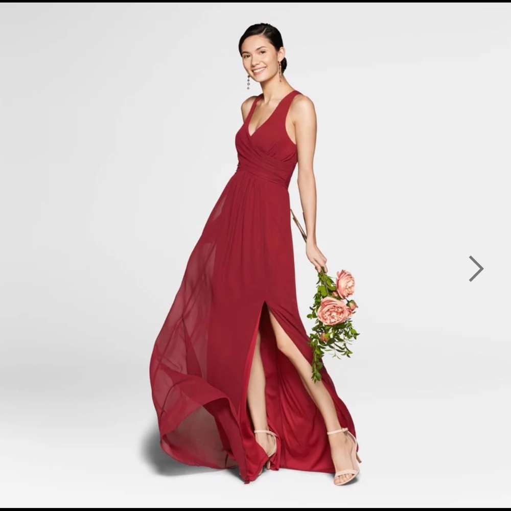 Evening Collective Bridesmaid Dress Cherry Size 10